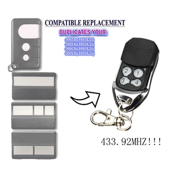 Garage door remote for 4330E (4330EML),4332E (4332EML),4333E (4333EML),4335E (4335EML) replacement remote 433.92mhz 
Garage door remote for 4330E (4330EML),4332E (4332EML),4333E (4333EML),4335E (4335EML) replacement remote 433.92mhz