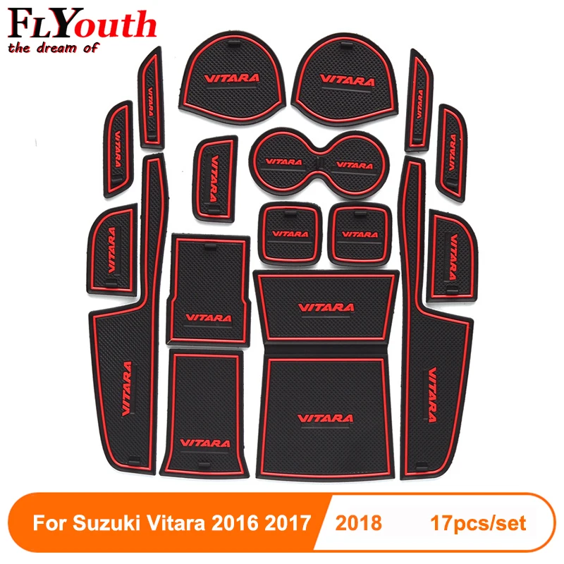 Автомобильные Противоскользящие коврики для подстаканников SUZUKI VITARA 2016 2017 2018