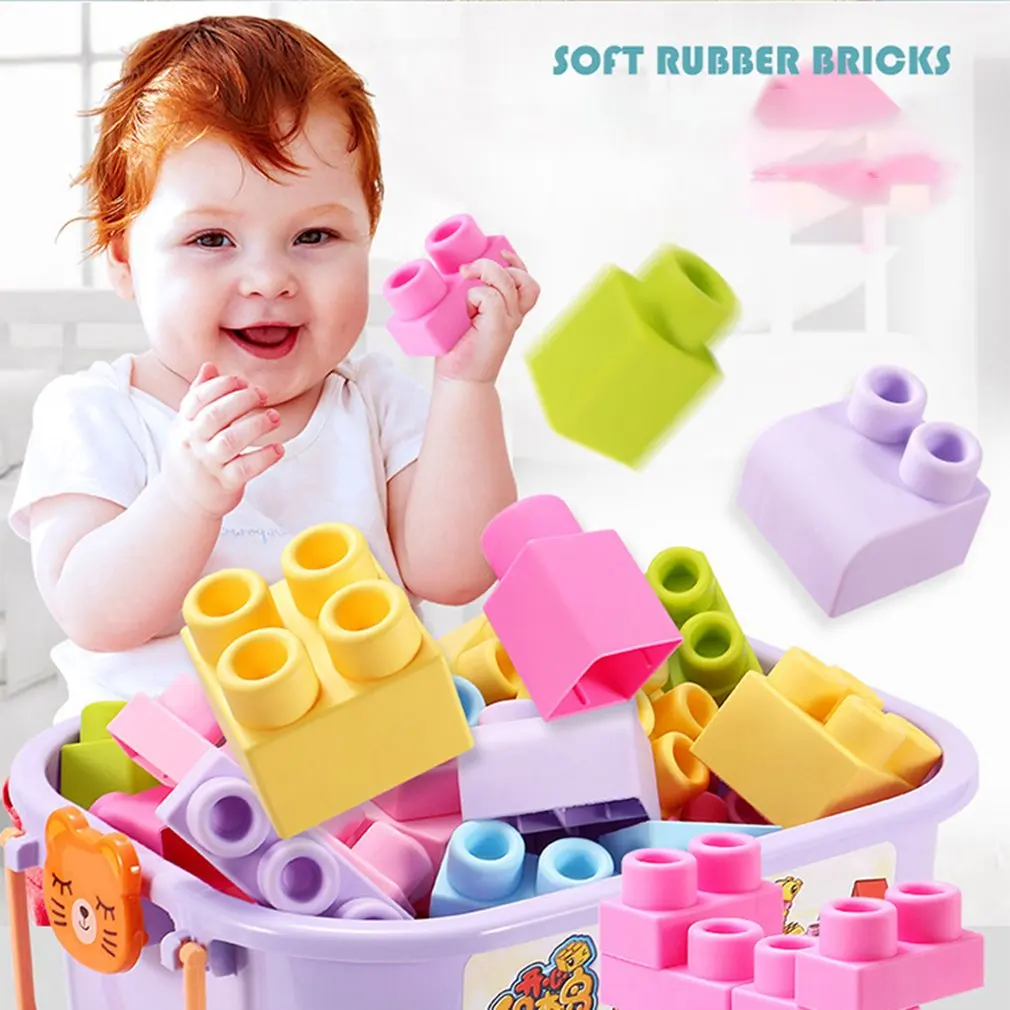 Baby Soft Rubber Building Blocks 6 Months 1-2-5 Years Old Baby Early Education Can Bite Can Be Boiled Toys Soft Wood
Baby Soft Rubber Building Blocks 6 Months 1-2-5 Years Old Baby Early Education Can Bite Can Be Boiled Toys Soft Wood