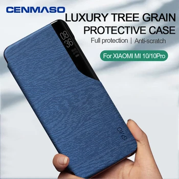 CENMASO Original Genuine Leather Tree Texture Case For Xiaomi mi 10 Pro Case Smart Window View Flip Cover for Xiaomi mi 10 Case
CENMASO Original Genuine Leather Tree Texture Case For Xiaomi mi 10 Pro Case Smart Window View Flip Cover for Xiaomi mi 10 Case