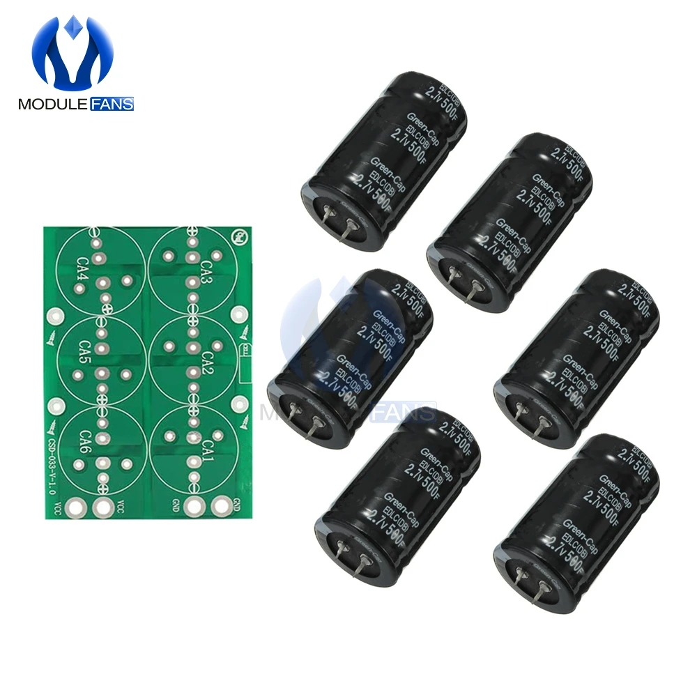 6PCS Two Feet/Four Feet Super Farad Capacitor 2.7V 500F Super Through Hole General Purpose 35X60MM 35X60 35*60 MM 35*60MM
6PCS Two Feet/Four Feet Super Farad Capacitor 2.7V 500F Super Through Hole General Purpose 35X60MM 35X60 35*60 MM 35*60MM