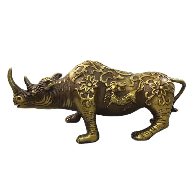 Античная Чистая медь носорог орнамент фэншуй ox Zhaocai zhenzhai орнамент медная посуда
Античная Чистая медь носорог орнамент фэншуй ox Zhaocai zhenzhai орнамент медная посуда