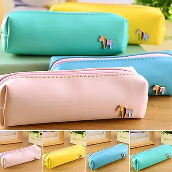 Pencil case Horse Faux Leather Pencil Pen Case Cosmetic Pouch Pocket Purse Zipper Makeup Bag пенал школьный papelaria criativa
Pencil case Horse Faux Leather Pencil Pen Case Cosmetic Pouch Pocket Purse Zipper Makeup Bag пенал школьный papelaria criativa