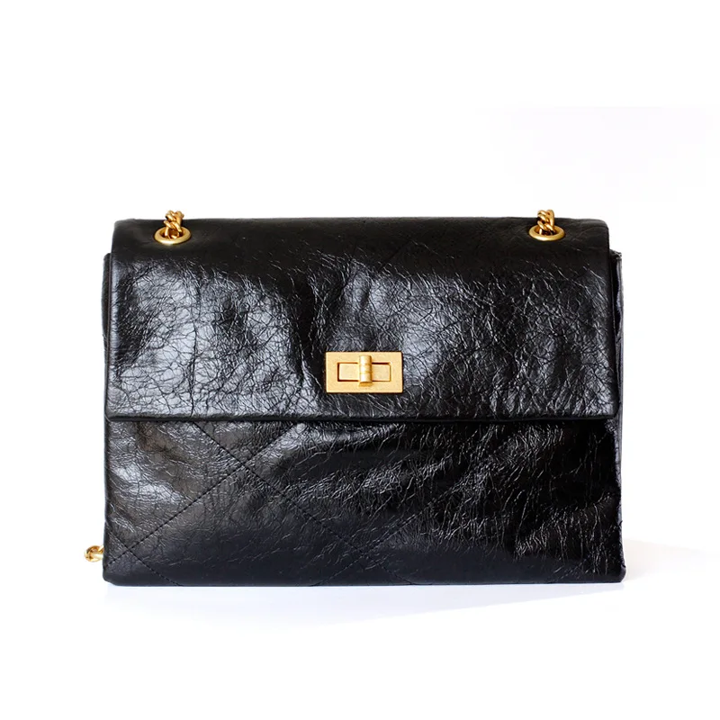 2020 Three-layer Oil Wax Genuine Leather Envelope Bag Black Rhombic Crossbody Bags for Women
2020 Three-layer Oil Wax Genuine Leather Envelope Bag Black Rhombic Crossbody Bags for Women