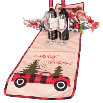 Christmas Atmosphere Table Flag Table Cloth Car Santa's Table Mat Handicraft Linen Home Decoration Christmas Ornaments 
Christmas Atmosphere Table Flag Table Cloth Car Santa's Table Mat Handicraft Linen Home Decoration Christmas Ornaments