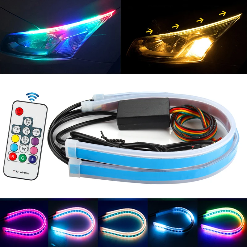 Лента сигнала поворота OKEEN, 2x60 см, RGB, тонкая, последовательная гибкая светодиодная лента DRL, с дистанционным управлением, для дневных ходовых...
Лента сигнала поворота OKEEN, 2x60 см, RGB, тонкая, последовательная гибкая светодиодная лента DRL, с дистанционным управлением, для дневных ходовых...