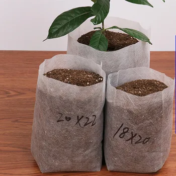 100PCS Biodegradable Non-woven Nursery Bags Plant Grow Bags Fabric Seedling Pots Eco-Friendly Aeration Planting Bags
100PCS Biodegradable Non-woven Nursery Bags Plant Grow Bags Fabric Seedling Pots Eco-Friendly Aeration Planting Bags