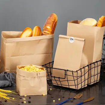 100pcs Bread Bags Kraft Paper Bag Gift Bags Packing Biscuits Candy Food Bread Cookie Bread Nuts Snack Baking Package 4 Size
100pcs Bread Bags Kraft Paper Bag Gift Bags Packing Biscuits Candy Food Bread Cookie Bread Nuts Snack Baking Package 4 Size