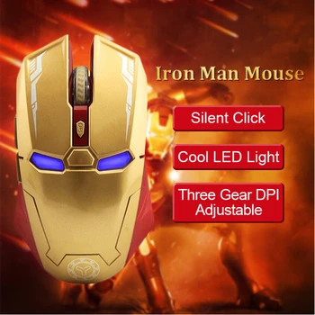 Silent Wireless Mouse Marvel Iron Man Optical Gaming Mouse Ergonomic Noiseless Computer Mause PC Office Gamer Mice For Kid Boy
Silent Wireless Mouse Marvel Iron Man Optical Gaming Mouse Ergonomic Noiseless Computer Mause PC Office Gamer Mice For Kid Boy