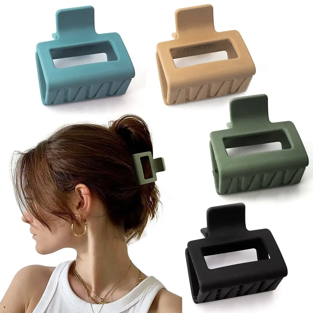 square hair claw clips rubber color acrylic geometric hollow out rectangle crab for hair ponytail hairgrips headwear accessories
square hair claw clips rubber color acrylic geometric hollow out rectangle crab for hair ponytail hairgrips headwear accessories