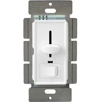 LUSTREON AC120V 600W 3 Way LED Slide Dimmer Wall Switch for Dimmable Sliding Controller Incandescent Halogen Energy Saving
LUSTREON AC120V 600W 3 Way LED Slide Dimmer Wall Switch for Dimmable Sliding Controller Incandescent Halogen Energy Saving