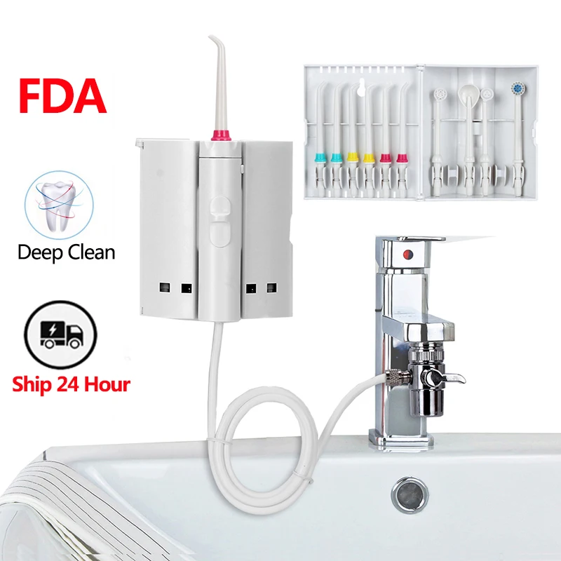 New Water Faucet Oral Irrigator Dental Flosser Dentist Implement Irrigation Tooth Flossing Irrigation Toothbrush Mouth Cleaner
New Water Faucet Oral Irrigator Dental Flosser Dentist Implement Irrigation Tooth Flossing Irrigation Toothbrush Mouth Cleaner
