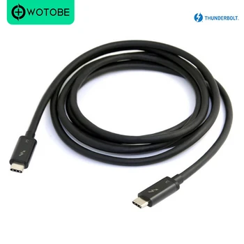 Thunderbolt 3 USB-C Cable USB 3.1 Type-C to type-C dual 4K (4096 *2160) 60Hz display The laptop 5A100W charging power adapter
Thunderbolt 3 USB-C Cable USB 3.1 Type-C to type-C dual 4K (4096 *2160) 60Hz display The laptop 5A100W charging power adapter