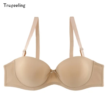 Trufeeling Women's Underwire Push Up Bras Non-padded Contour Half Cup Bra Multiway Strapless Plus Size Bra 80D 85D 90D
Trufeeling Women's Underwire Push Up Bras Non-padded Contour Half Cup Bra Multiway Strapless Plus Size Bra 80D 85D 90D