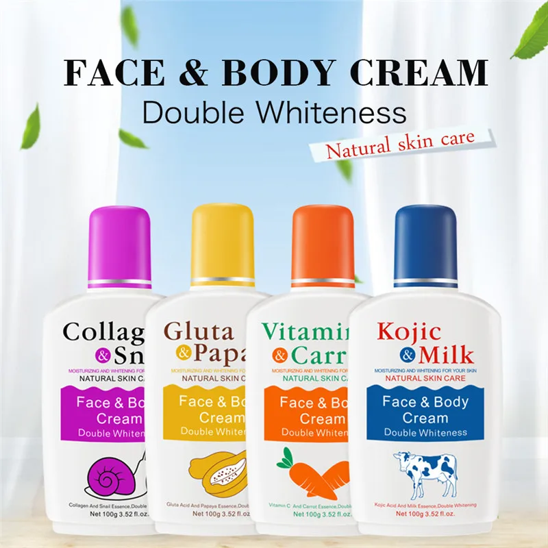 Vitamin C Carrot Bleaching Face Body Cream Milk Skin Whitening Moisturizing Snail Papaya Moisturizer Skin Lightening Cream
Vitamin C Carrot Bleaching Face Body Cream Milk Skin Whitening Moisturizing Snail Papaya Moisturizer Skin Lightening Cream