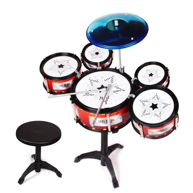 Drum set Children's boys and girls toy drum set Drum set Percussion instrument for beginners
Drum set Children's boys and girls toy drum set Drum set Percussion instrument for beginners
