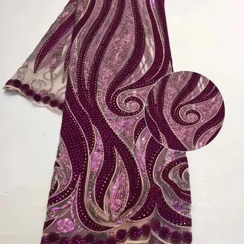 wine Latest African Velvet Lace Fabrics High Quality 2019 Nigerian Lace Fabric with Sequins Sequence Lace for Women Dress
wine Latest African Velvet Lace Fabrics High Quality 2019 Nigerian Lace Fabric with Sequins Sequence Lace for Women Dress