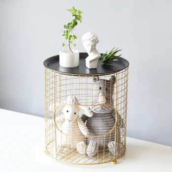 Gold iron basket storage gold paint small tea table hollow-out design side table sample room metal soft decoration corner severa
Gold iron basket storage gold paint small tea table hollow-out design side table sample room metal soft decoration corner severa