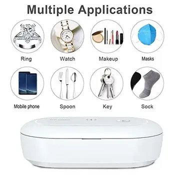 2-in-1 Wireless Charger Disinfection Box UV Ozone Sterilization Box Phone Accessories For Jewellery Headgear
2-in-1 Wireless Charger Disinfection Box UV Ozone Sterilization Box Phone Accessories For Jewellery Headgear