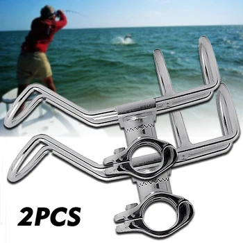 2pcs Fishing Support Rod Holder Bracket For Kayaking Kayak Boat Fishing Mounting Stainless Steel 360 Degrees Rotating
2pcs Fishing Support Rod Holder Bracket For Kayaking Kayak Boat Fishing Mounting Stainless Steel 360 Degrees Rotating