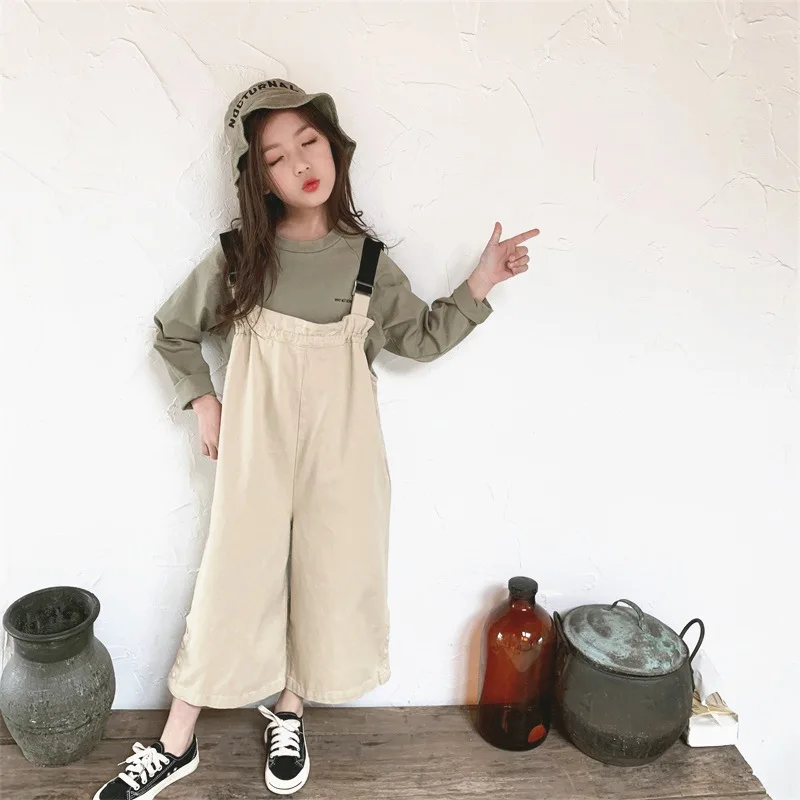 Childrenswear 2019 Autumn New Style Girls' Overalls Big Boy Fashion Suspender Strap Loose Pants Casual Pants
Childrenswear 2019 Autumn New Style Girls' Overalls Big Boy Fashion Suspender Strap Loose Pants Casual Pants