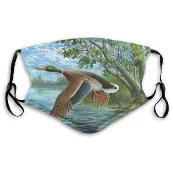Mallard Duck Paintings Washable Reusable Mask, Anti Dust Half Face Mouth Mask For Kids Teens Men Women With Adjustable Ear Loops
Mallard Duck Paintings Washable Reusable Mask, Anti Dust Half Face Mouth Mask For Kids Teens Men Women With Adjustable Ear Loops