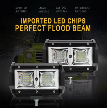 NEW 5 inch 54W Offroad Car LED Light Bar Lamp Car Work Light Flood Spot Beam 4WD SUV Driving Fog Light 4x4 Auto Car Accessories
NEW 5 inch 54W Offroad Car LED Light Bar Lamp Car Work Light Flood Spot Beam 4WD SUV Driving Fog Light 4x4 Auto Car Accessories