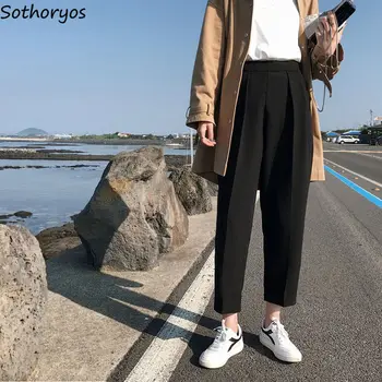 Pants Women High Elastic Waist Pockets Loose 2XL Harajuku Simple Solid All-match Chic Womens Breathable Trousers Fashion Ulzzang
Pants Women High Elastic Waist Pockets Loose 2XL Harajuku Simple Solid All-match Chic Womens Breathable Trousers Fashion Ulzzang