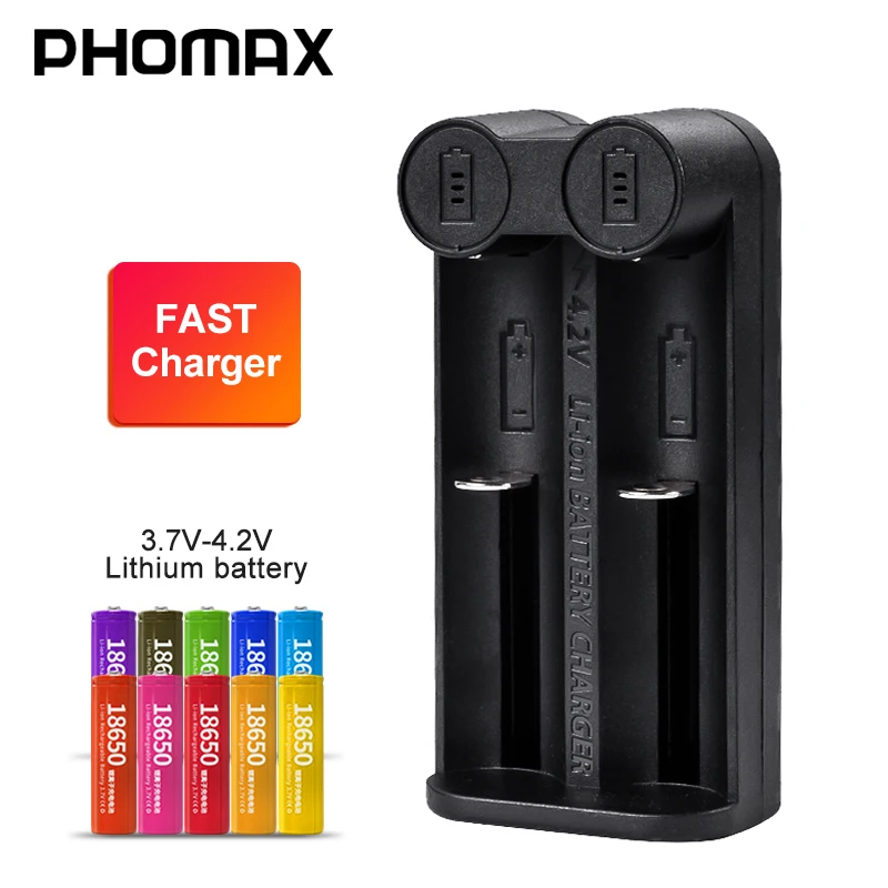 PHOMAX 2 Slot 18650 LM201 LED Smart Display Fast Charger IMR/Li-Ion Rechargeable Battery 17650 18490 18700 21700 3.7v charger
PHOMAX 2 Slot 18650 LM201 LED Smart Display Fast Charger IMR/Li-Ion Rechargeable Battery 17650 18490 18700 21700 3.7v charger