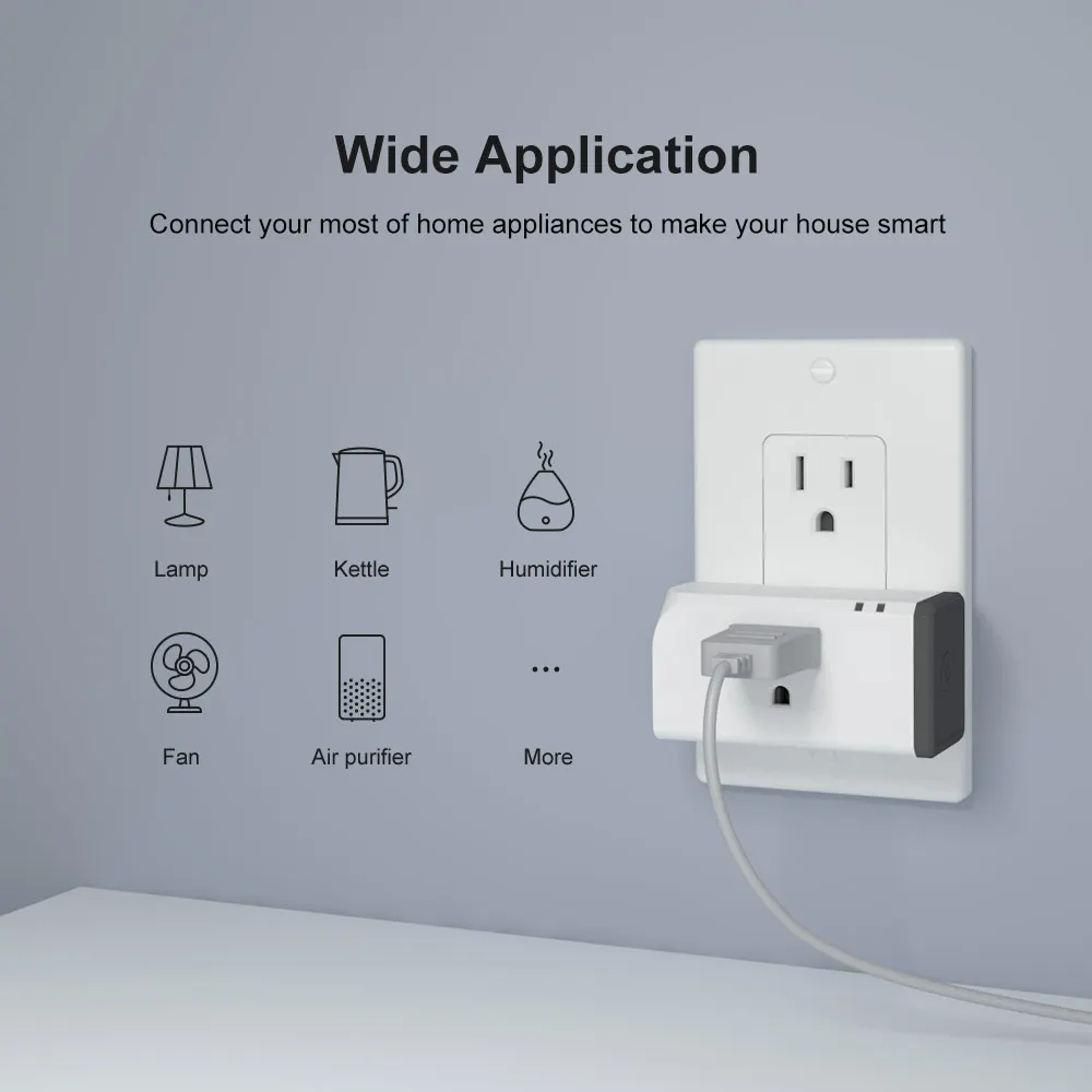 

Itead Sonoff S31 Lite zb ZigBee US Version 15A Zigbee Smart Plug Socket Work with SmartThings Hub Voice Control via Alexa