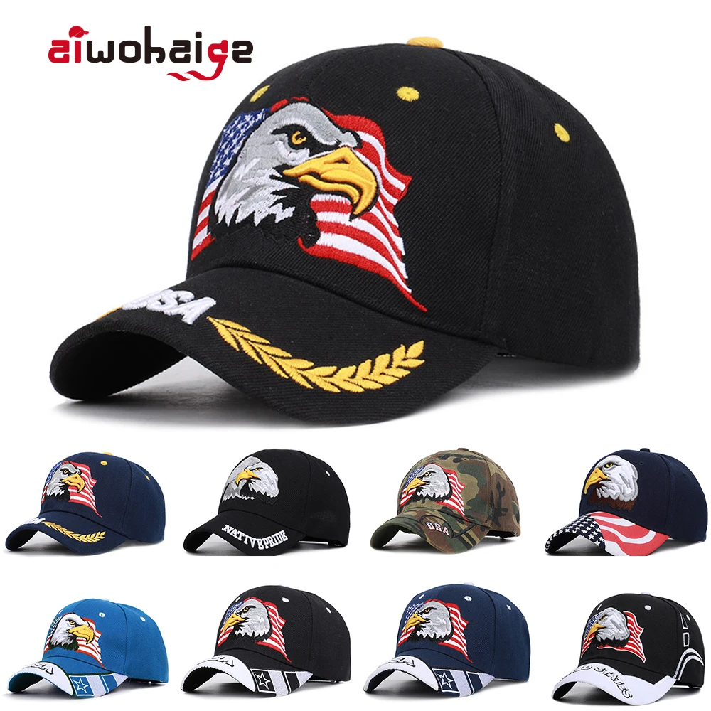 New Men's Animal Trucker Hat Patriotic Bald Eagle and American Flag Baseball Cap USA 3D Embroidery Farm Snap Back Snapback Bone
New Men's Animal Trucker Hat Patriotic Bald Eagle and American Flag Baseball Cap USA 3D Embroidery Farm Snap Back Snapback Bone