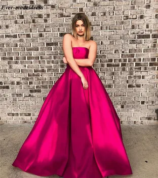 Modest Evening Dresses 2019 With Pockets Strapless Lace-Up Back Simple Formal Prom Party Gowns Cheap Vestido De Festa
Modest Evening Dresses 2019 With Pockets Strapless Lace-Up Back Simple Formal Prom Party Gowns Cheap Vestido De Festa