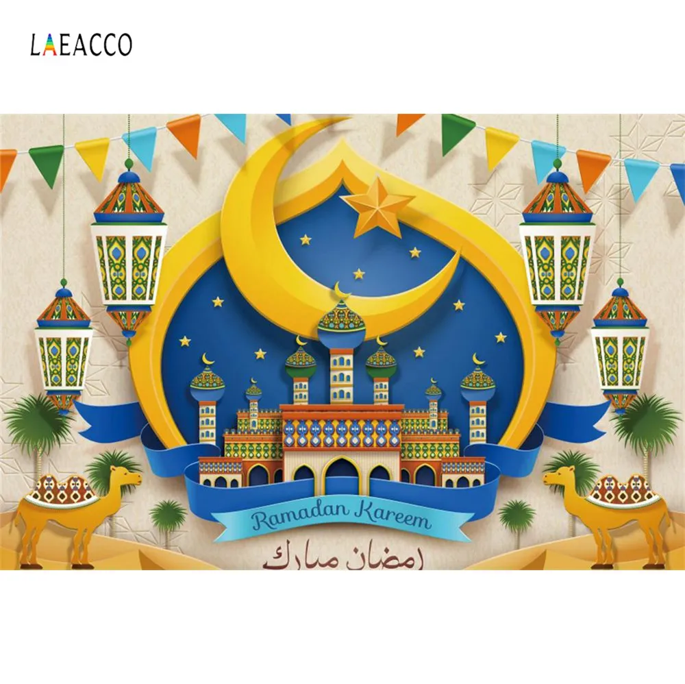 Laeacco Photo Backdrops Mosque Ramadan Festivals Kareem Mubarak Moon Camel Party Poster Baby Photographic Backgrounds Photocall
Laeacco Photo Backdrops Mosque Ramadan Festivals Kareem Mubarak Moon Camel Party Poster Baby Photographic Backgrounds Photocall