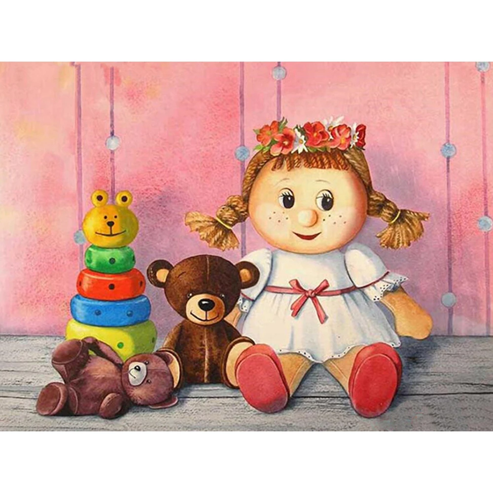 DIY Painting By Numbers Cartoon Doll Bear Kit Oil Picture By Numbers Children Gift Paintings On Canvas Home Decoration Wall Art
DIY Painting By Numbers Cartoon Doll Bear Kit Oil Picture By Numbers Children Gift Paintings On Canvas Home Decoration Wall Art