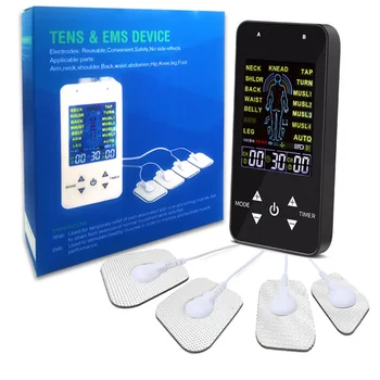 Tens Machine Unit with 4 Electrode Pads for Pain Relief Pulse Massage EMS Muscle Stimulation Tens Electroestimulador
Tens Machine Unit with 4 Electrode Pads for Pain Relief Pulse Massage EMS Muscle Stimulation Tens Electroestimulador