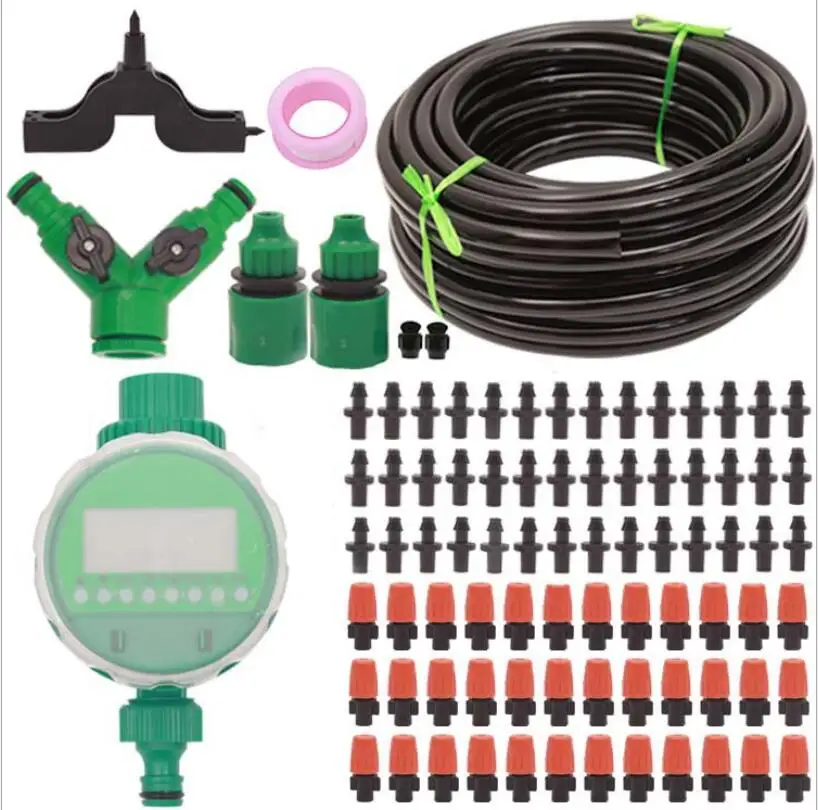 9/12 pipe Micro Drip Irrigation System Plant Self Automatic Watering Timer Garden Hose Kits
9/12 pipe Micro Drip Irrigation System Plant Self Automatic Watering Timer Garden Hose Kits