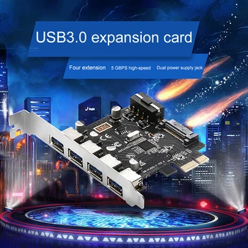 Desktop Computer USB3.0 Expansion Card PCI-E to USB3.0 with front 20PIN interface USB3.0 Adapter for Desktop Computer
Desktop Computer USB3.0 Expansion Card PCI-E to USB3.0 with front 20PIN interface USB3.0 Adapter for Desktop Computer