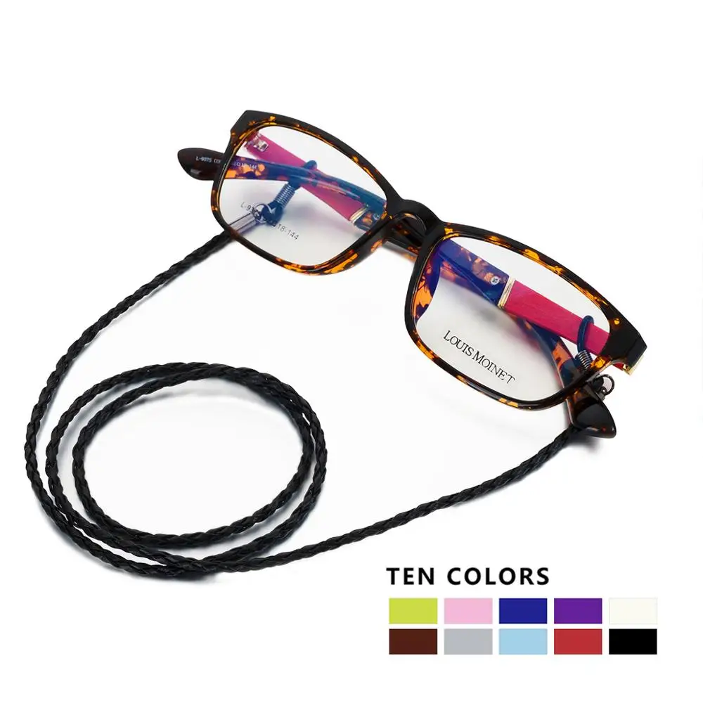1Pcs Solid Color Vintage Retro fashion PU Leather Glasses String Adjustable loops Sunglasses Holder 10 colors in option
1Pcs Solid Color Vintage Retro fashion PU Leather Glasses String Adjustable loops Sunglasses Holder 10 colors in option