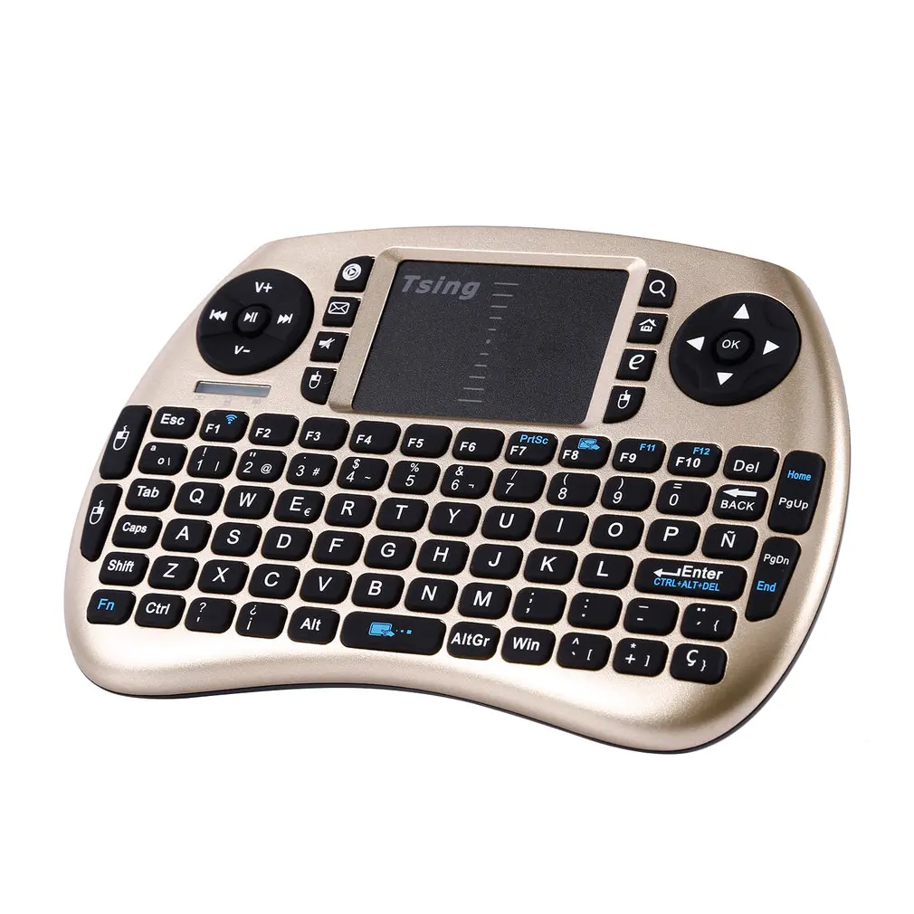 Portable Handheld Wireless Keyboard Touchpad Multi-media for TV Box Media TV PC Stick Laptop for Raspberry PI PS3 French Spanish
Portable Handheld Wireless Keyboard Touchpad Multi-media for TV Box Media TV PC Stick Laptop for Raspberry PI PS3 French Spanish