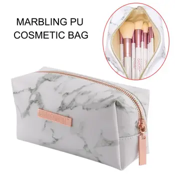 New Ladies Makeup Cosmetic Bag Marble Pattern PU Leather Storage Brushes Pouch For Travel Best Sale-WT 
New Ladies Makeup Cosmetic Bag Marble Pattern PU Leather Storage Brushes Pouch For Travel Best Sale-WT