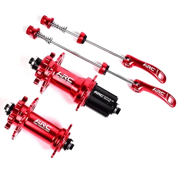 ARC MT006 Bicycle Hubs Sealed Bearing 4 Bearings 4 Pawls QR 100X9 135X10MM Set MTB Mountain Bike Hub 32 Holes Disc Brake Red
ARC MT006 Bicycle Hubs Sealed Bearing 4 Bearings 4 Pawls QR 100X9 135X10MM Set MTB Mountain Bike Hub 32 Holes Disc Brake Red