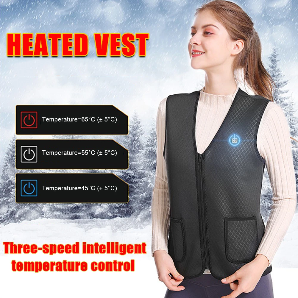 Winter Outdoor USB Magnetic Therapy Smart Heating Vest Electric Heating Warm Clothes For Men And Women
Winter Outdoor USB Magnetic Therapy Smart Heating Vest Electric Heating Warm Clothes For Men And Women
