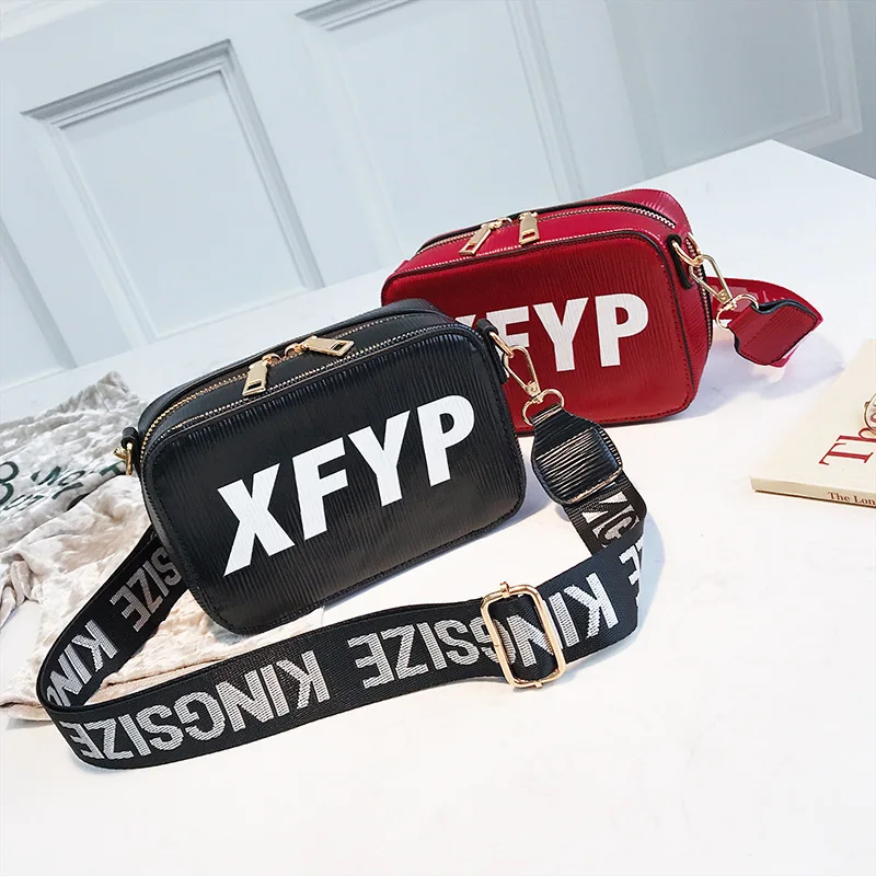 2018 New Style Fashion Korean-style Lettered Hong Kong Style Square Sling Bag Shoulder Diagonal WOMEN'S Bag Simple Fashion
2018 New Style Fashion Korean-style Lettered Hong Kong Style Square Sling Bag Shoulder Diagonal WOMEN'S Bag Simple Fashion