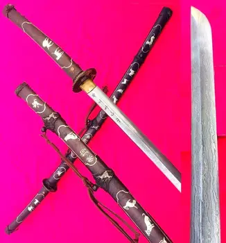 Hand-Forged Japanese Katana Samurai Sword falchion Damascus Steel Blade Full Tang -Wolf
Hand-Forged Japanese Katana Samurai Sword falchion Damascus Steel Blade Full Tang -Wolf