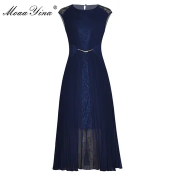 MoaaYina Fashion Runway dress Summer Women's Dress Lace Patchwork Pleated Elegant Dresses
MoaaYina Fashion Runway dress Summer Women's Dress Lace Patchwork Pleated Elegant Dresses