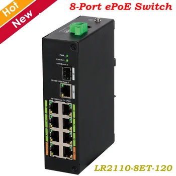 Dahua Layer-two ePoE 800m PoE transmission with ePoE technology Includes IEEE, E100 and E10 LR2110-8ET-120
Dahua Layer-two ePoE 800m PoE transmission with ePoE technology Includes IEEE, E100 and E10 LR2110-8ET-120