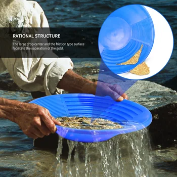 Plastic Gold Pan Basin Nugget Mining Pan Dredging Prospecting River Tool Washing Gold Panning Equipment
Plastic Gold Pan Basin Nugget Mining Pan Dredging Prospecting River Tool Washing Gold Panning Equipment