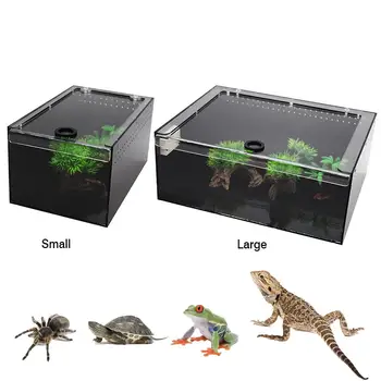 New Clear Reptile Breeding Box With Small Large Acrylic Terrarium Feeding Box Portable For Crawling Spiders Turtles Universal
New Clear Reptile Breeding Box With Small Large Acrylic Terrarium Feeding Box Portable For Crawling Spiders Turtles Universal