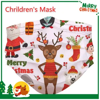 Children Face Mask Disposable 50pcs Christmas 3-layer Meltblown Spunlace Cloth Breathable Dustproof Disposable Masks Children
Children Face Mask Disposable 50pcs Christmas 3-layer Meltblown Spunlace Cloth Breathable Dustproof Disposable Masks Children