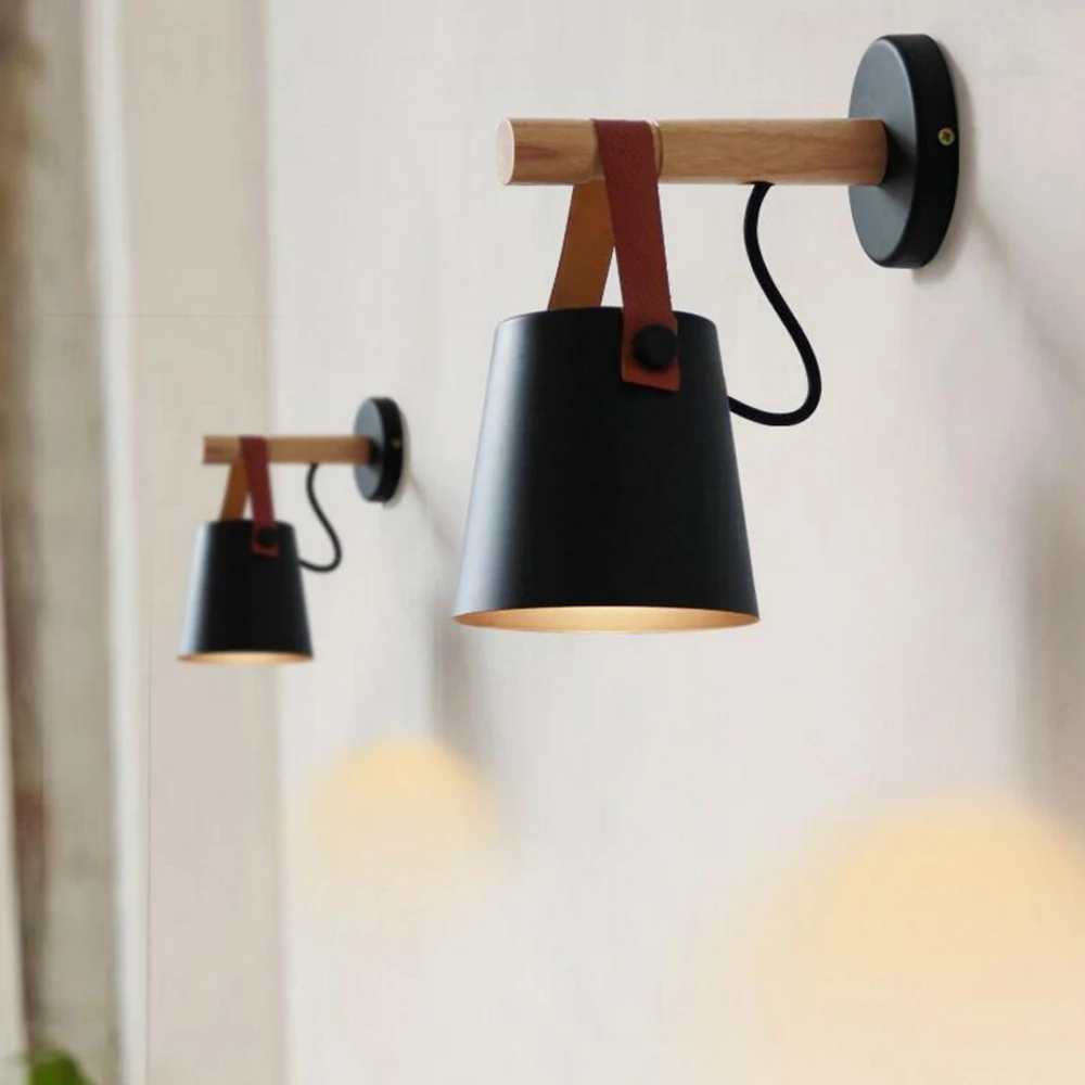 85-220V LED Wall Lamp Wooden E27 Modern Nordic Design Living Room Wall Bedside Lamp Night Light Sconces Belt Lampshade
85-220V LED Wall Lamp Wooden E27 Modern Nordic Design Living Room Wall Bedside Lamp Night Light Sconces Belt Lampshade